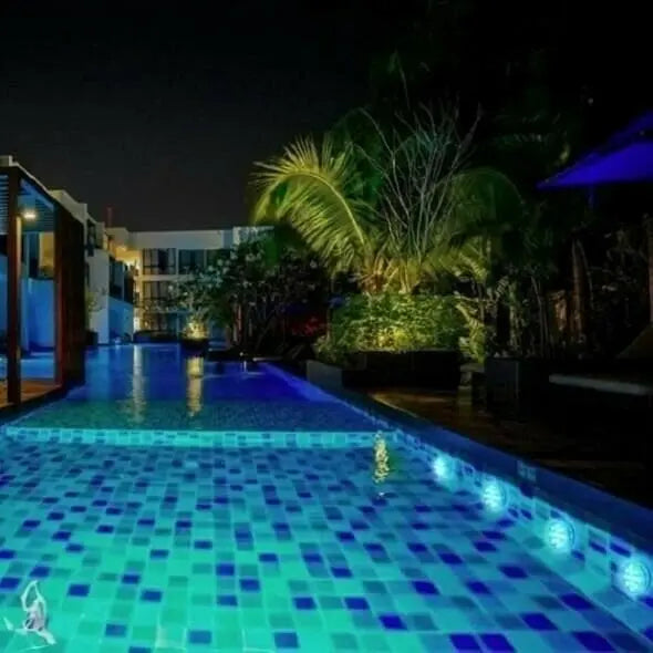 💎 -50% 16-FARBEN POOL-LEDs! 💎 Wasserdicht, Fernbedienung & 10x Heller für Partys
