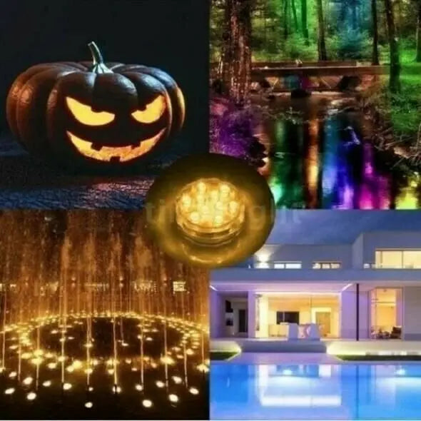 💎 50% 16-FARBEN POOL-LEDs! 💎 Wasserdicht, Fernbedienung & 10x Heller für Partys