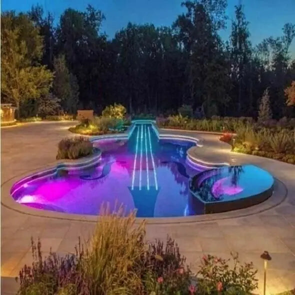 💎 50% 16-FARBEN POOL-LEDs! 💎 Wasserdicht, Fernbedienung & 10x Heller für Partys
