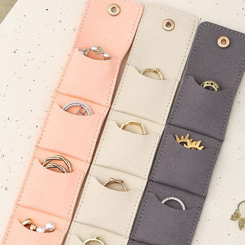 🎁Kauf 1, get 1 gratis✨Tragbare Fach Schmuck Aufbewahrungstasche