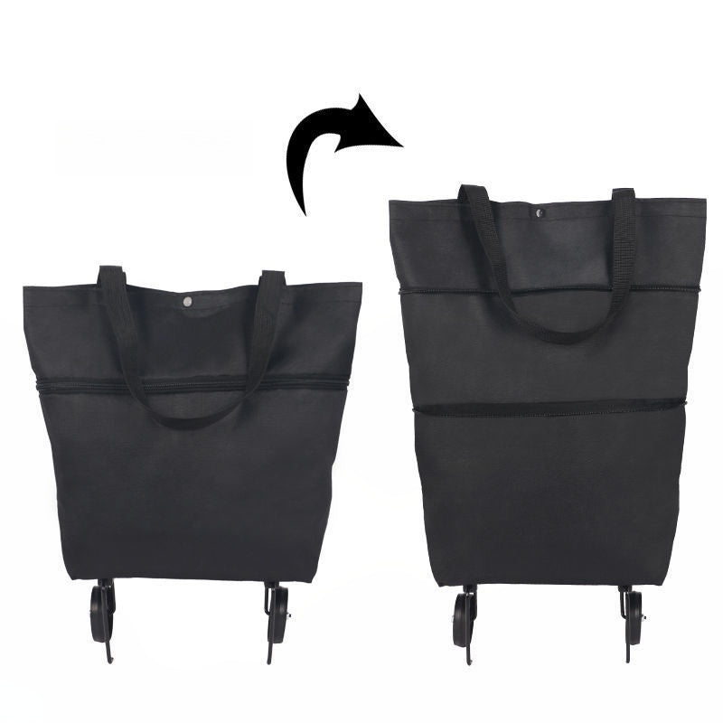 🌸LETZTER TAG ZUM SONDERPREIS!!🌸🛒 Faltbarer Einkaufswagen – Die rollende Einkaufstasche, die Ihren Rücken schont.