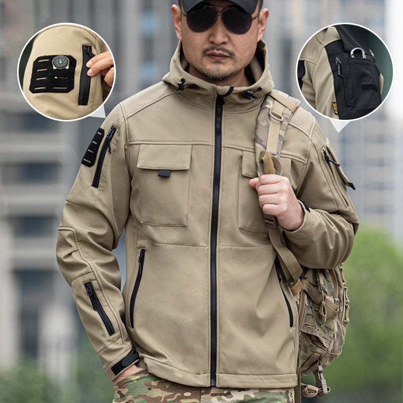 🚀 Kostenloser Versand + 50% Rabatt 🔥 Taktische Herren-Winterjacke – warm gefüttert, ideal für Outdoor & Bergsteigen