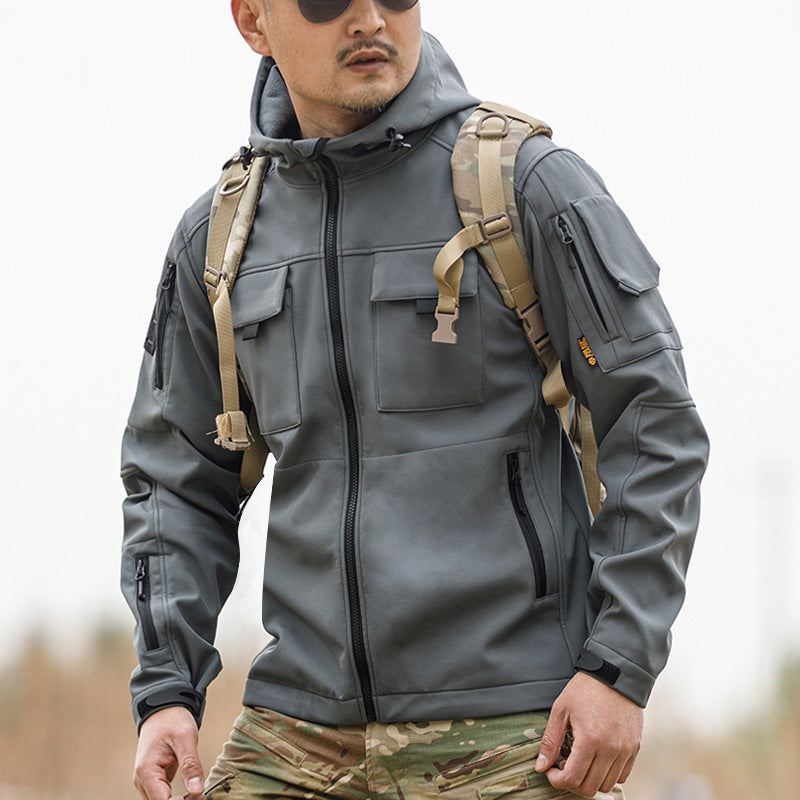 🚀 Kostenloser Versand + 50% Rabatt 🔥 Taktische Herren-Winterjacke – warm gefüttert, ideal für Outdoor & Bergsteigen