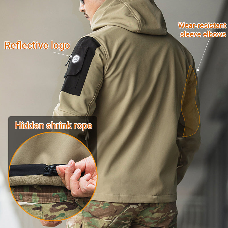 🚀 Kostenloser Versand + 50% Rabatt 🔥 Taktische Herren-Winterjacke – warm gefüttert, ideal für Outdoor & Bergsteigen