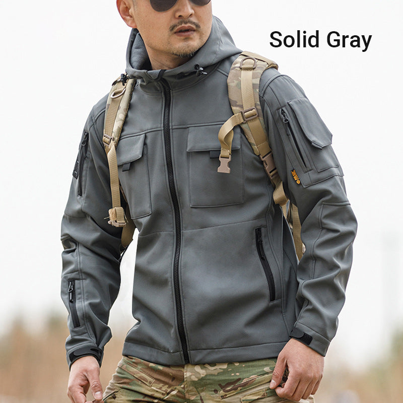 🚀 Kostenloser Versand + 50% Rabatt 🔥 Taktische Herren-Winterjacke – warm gefüttert, ideal für Outdoor & Bergsteigen