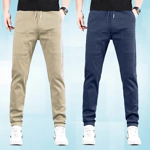 👖Letzter Tag 50% Rabatt!🏆MultiPants – Hochelastische, strapazierfähige Cargohose mit vielen Taschen