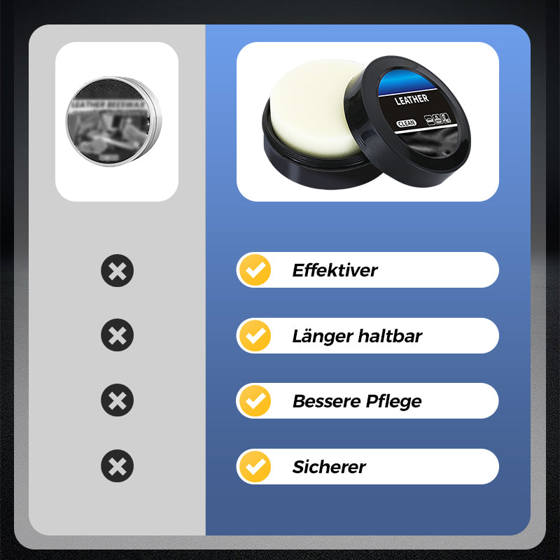 🧼 KAUFEN 3 ERHALTEN 2! ✨ Reinigungs- & Pflegecreme für Leder - Tiefenreinigung mit Natürlichen Ölen für Möbel, Autositze & Accessoires 🛋️🌟