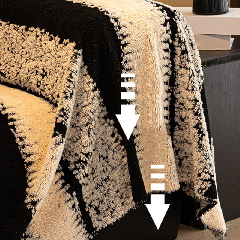 🛋️ 56% RABATT 2026! ✨ Plüsch Sofaüberwurf - Extra Dicke & Rutschfeste Decke mit Elastischen Kanten für Herbst und Winter 🍂❄️