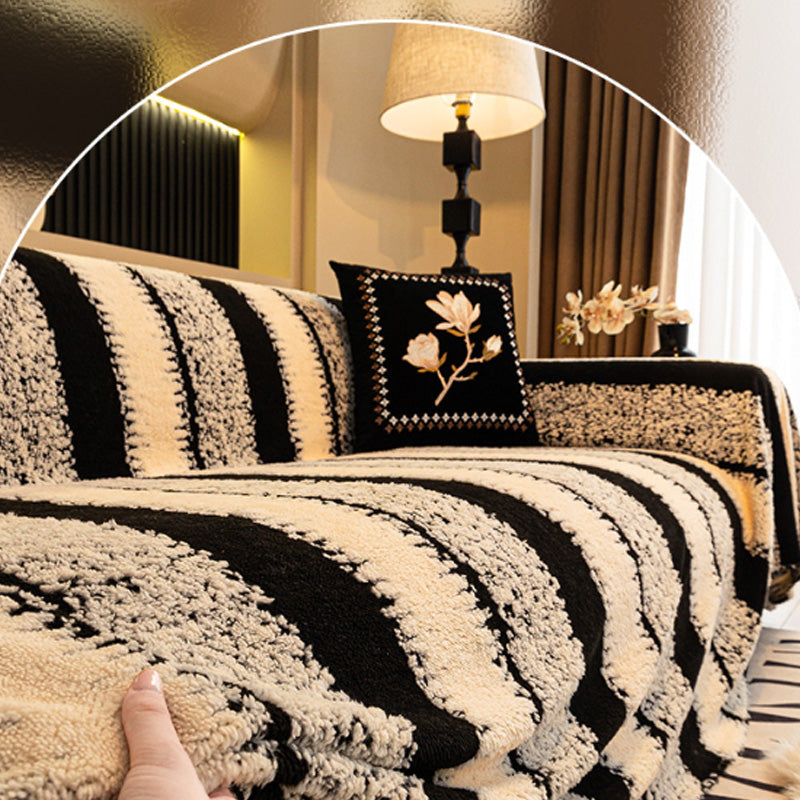🛋️ 56% RABATT 2026! ✨ Plüsch Sofaüberwurf - Extra Dicke & Rutschfeste Decke mit Elastischen Kanten für Herbst und Winter 🍂❄️