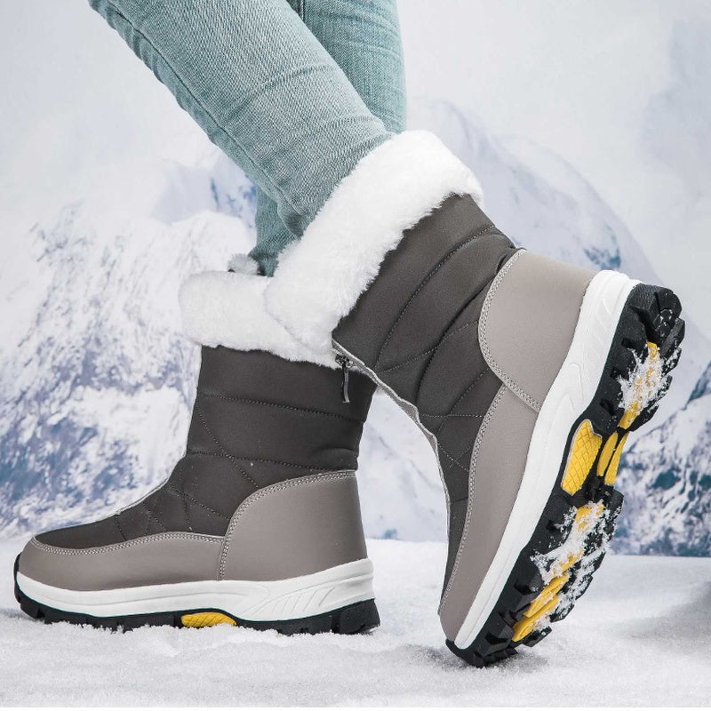 📢📢50%Rabatt!!!👢❄️ Neuheiten – Warme Schneestiefel mit Reißverschluss – rutschfest und bequem