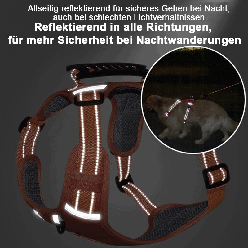 Ziehfreies Hundegeschirr für Haustiere