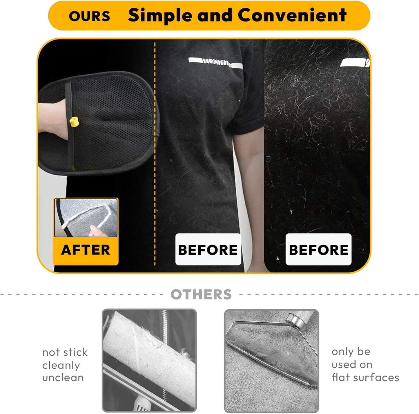 🔥Handschuhe zum Entfernen von Tierhaaren🐱🐕 Nein