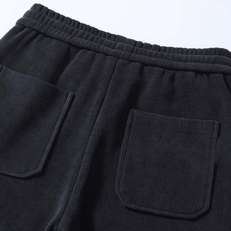 🔈🔈50% Rabatt🔥Herrenhose aus Cord mit verjüngtem Schnitt, Kordelzug und Taschen