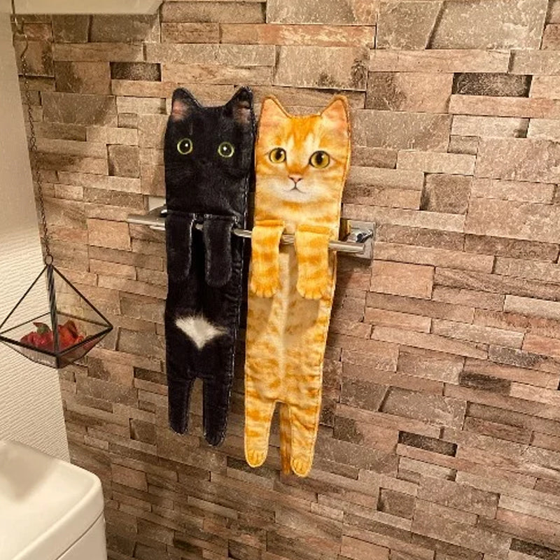 Süßes Katzen-Handtuch😺🐾