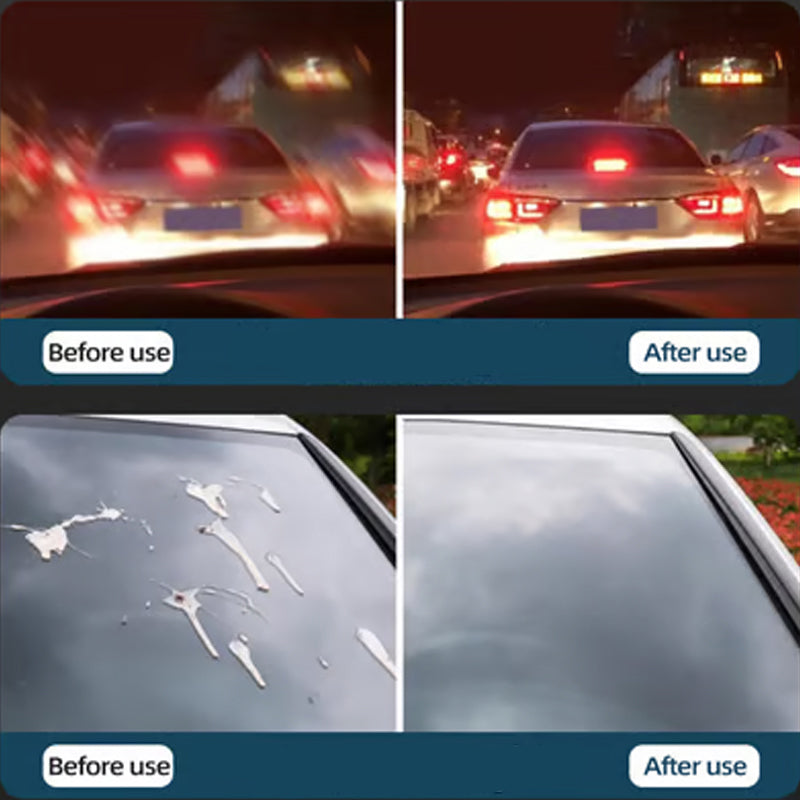 🚗 KAUF 2 ERHALT 1! ✨ MAGISCHER AUTO-FENSTERSCHWAMM - Entfernt Ölfilme & Wasserflecken Sofort, pH-Neutrale Formel für Alle Scheiben, Besserer Durchblick bei Nacht 🌙🧽