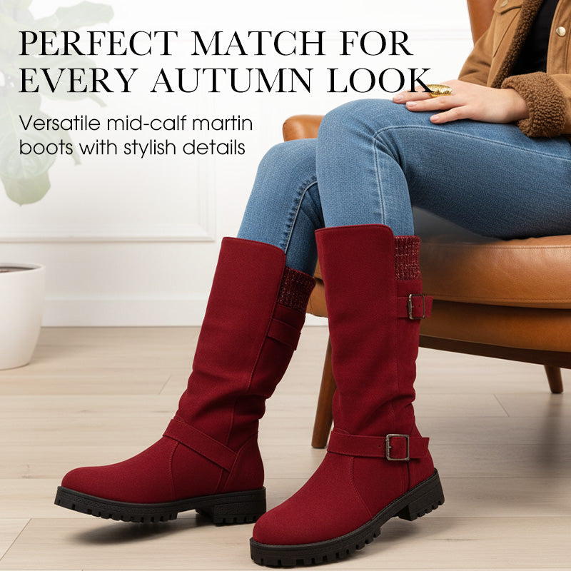 💎❄️ Bestseller – Shorty-Stiefel mit Schnallen – perfekt für kalte Tage