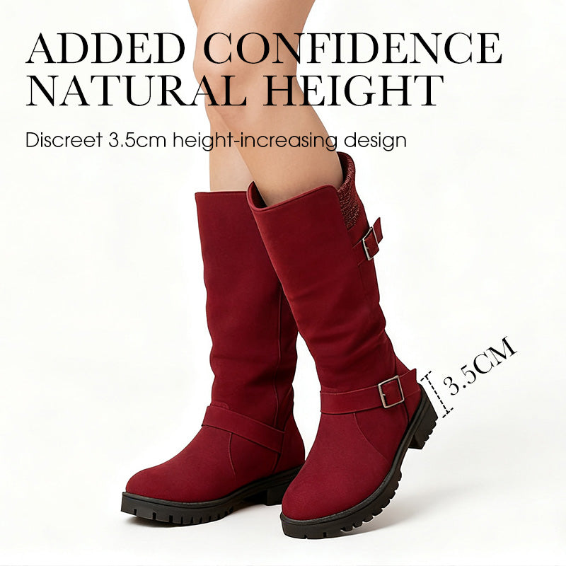 💎❄️ Bestseller – Shorty-Stiefel mit Schnallen – perfekt für kalte Tage
