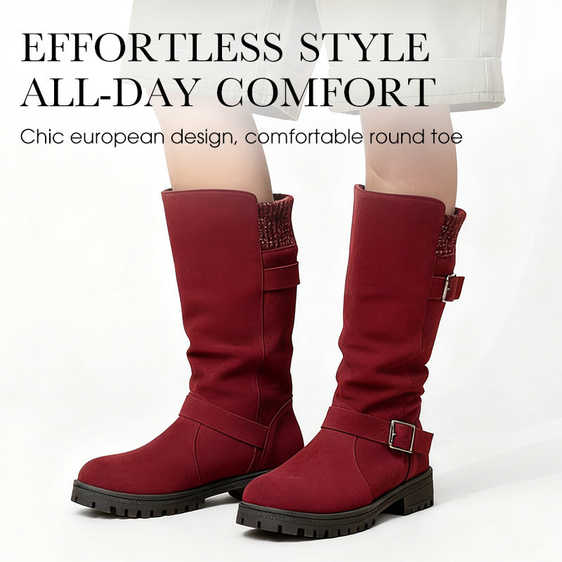 💎❄️ Bestseller – Shorty-Stiefel mit Schnallen – perfekt für kalte Tage