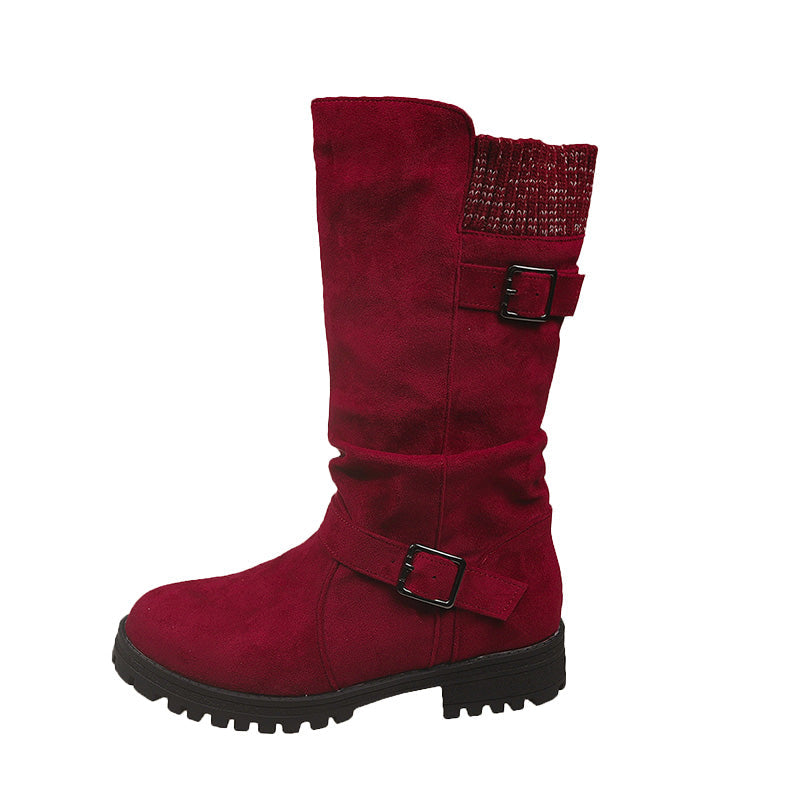 💎❄️ Bestseller – Shorty-Stiefel mit Schnallen – perfekt für kalte Tage