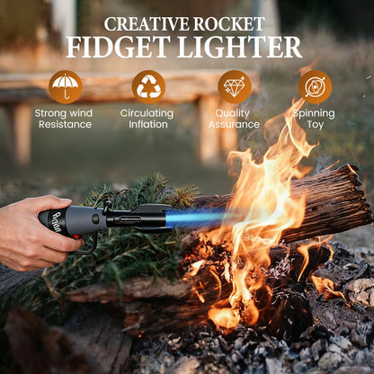 🔥 2025 Heißer Verkauf 🔥🚀 Kreatives Raketen-Fidget-Feuerzeug