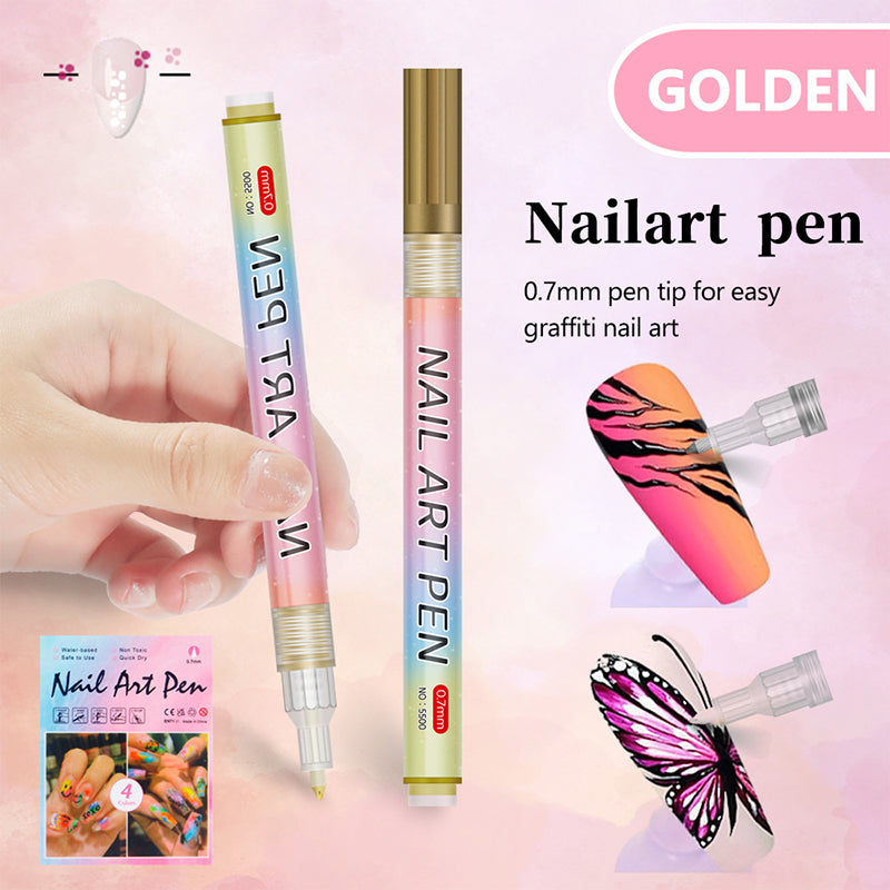 🎁Weihnachtsgeschenk🎄12-farbiger Profi-Nagellackstift-Set