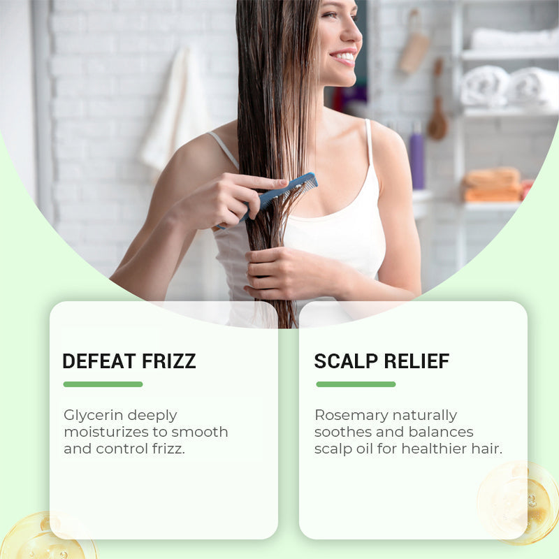 🎄 Festliches Rosmarin Shampoo mit hydrolysiertem Keratin — Weihnachtliche Haarpflege für strahlendes Haar! 🌟❄️