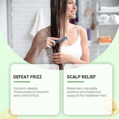 🎄 Festliches Rosmarin Shampoo mit hydrolysiertem Keratin — Weihnachtliche Haarpflege für strahlendes Haar! 🌟❄️