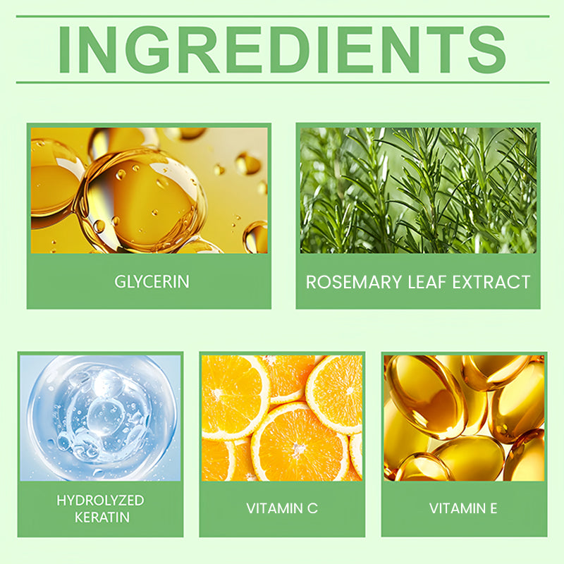 🎄 Festliches Rosmarin Shampoo mit hydrolysiertem Keratin — Weihnachtliche Haarpflege für strahlendes Haar! 🌟❄️