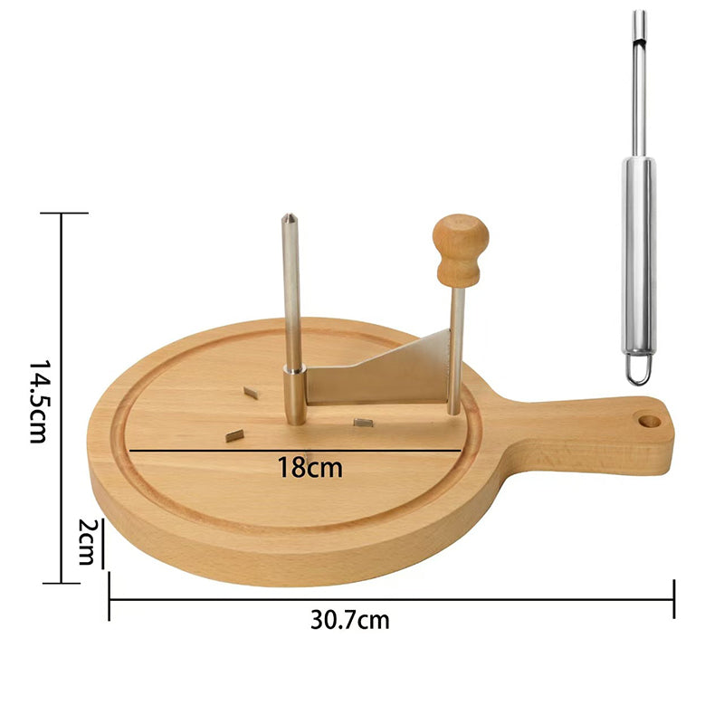 🔥Solange der Vorrat reicht 40 % Rabatt!🎉Handgeführtes Käsehobel-Set