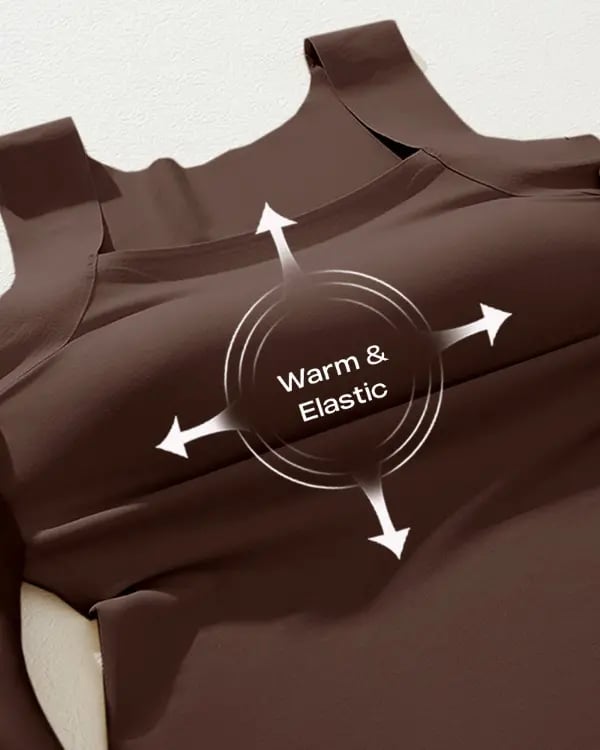 Damen Thermo-Tanktop mit U-Ausschnitt und integriertem BH