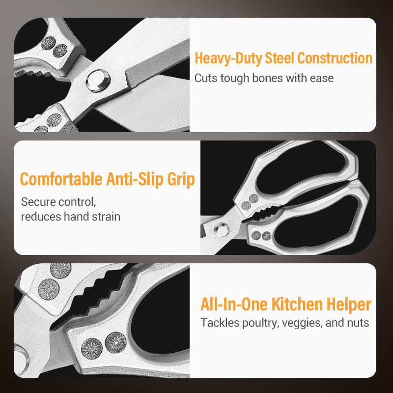 All-In-One Kitchen Shears For Effortless Food Prep