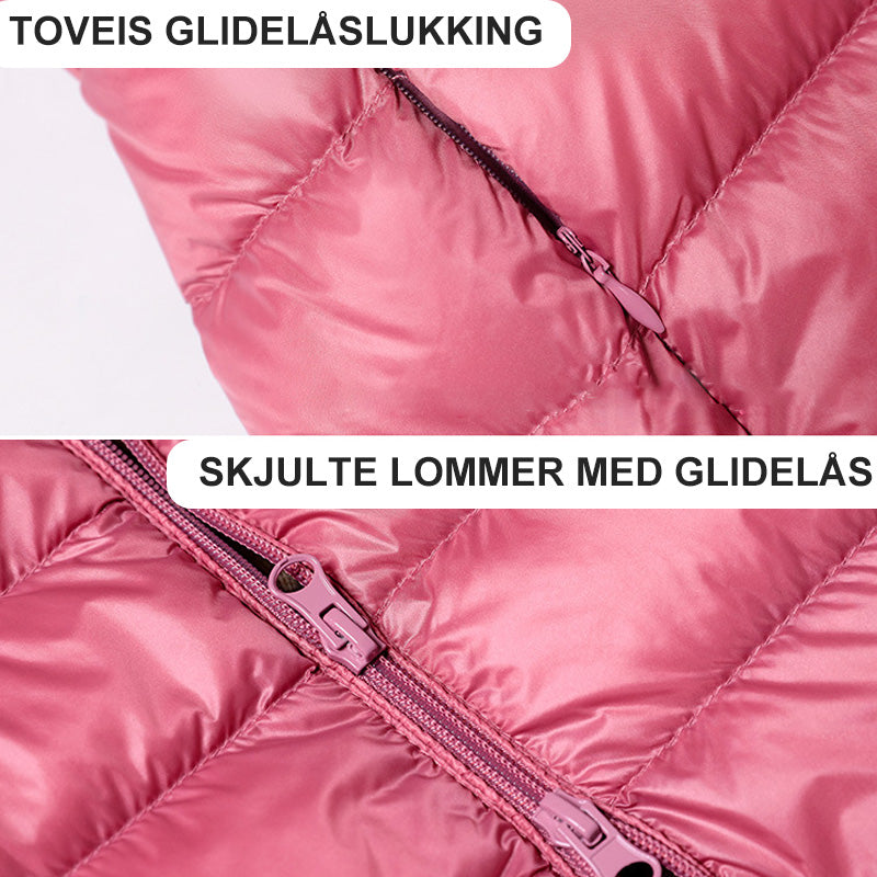 Damen Steppmantel mit Kapuze