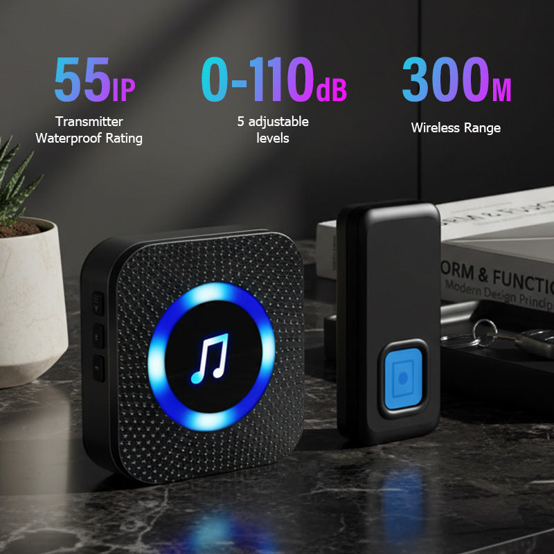 Funkgong-Set mit großer Reichweite