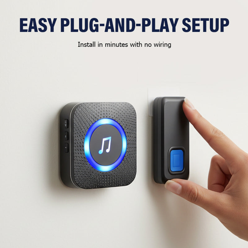 Funkgong-Set mit großer Reichweite