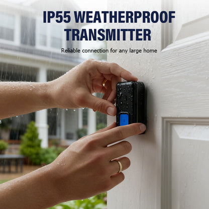 Funkgong-Set mit großer Reichweite