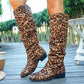 Women’s Fashion Knee-High Ruched Boots