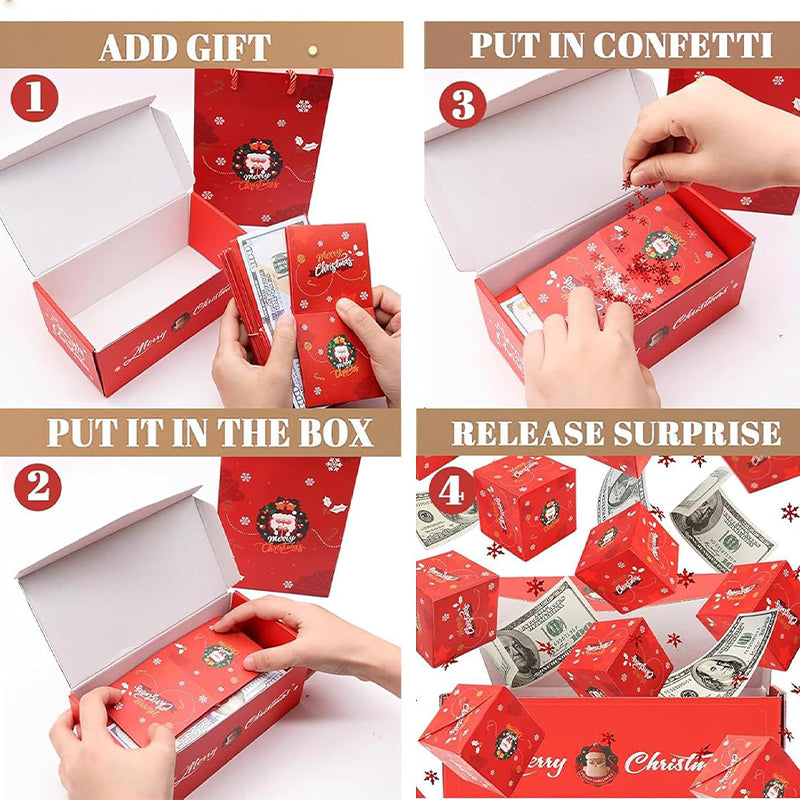 Explosive Pop-up Überraschungs-Geschenkbox für Geld