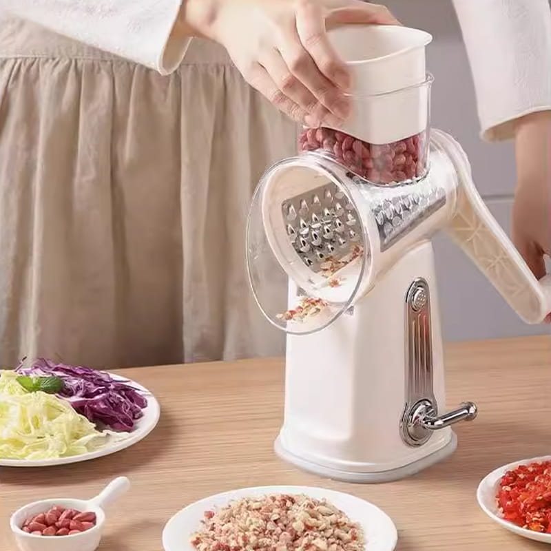 Rotierender Mehrzweck-Gemüseschneider mit Griff