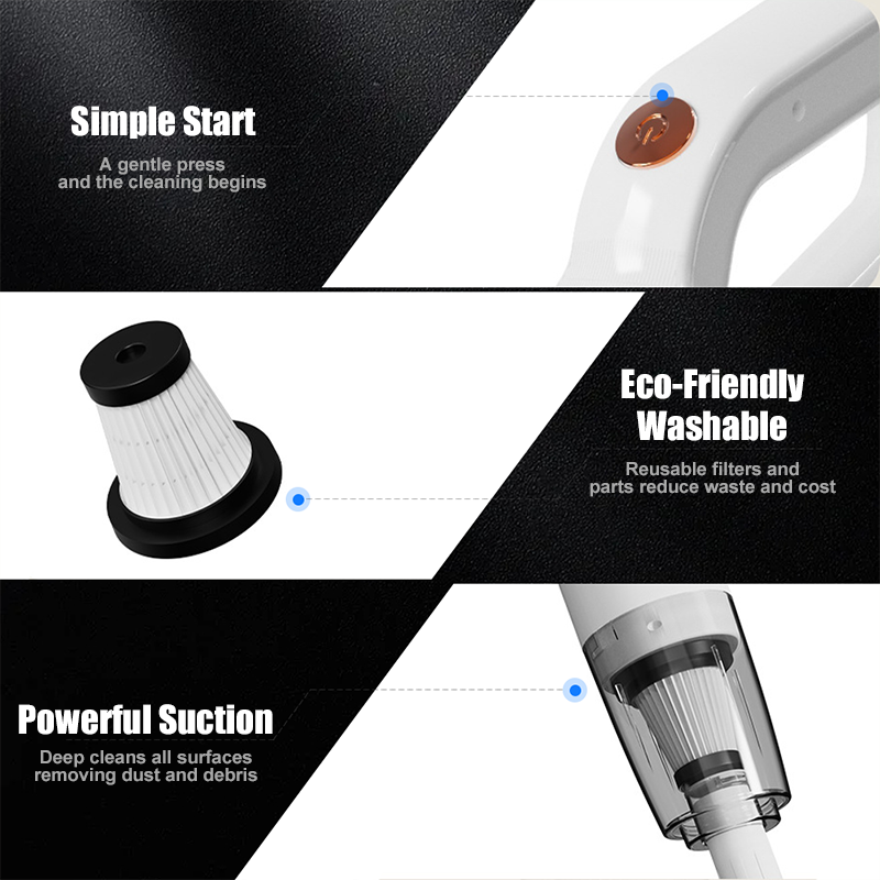 💦🎅Weihnachts-Special-Angebot🎁Leistungsstarker kabelloser 2-in-1-Staubsauger