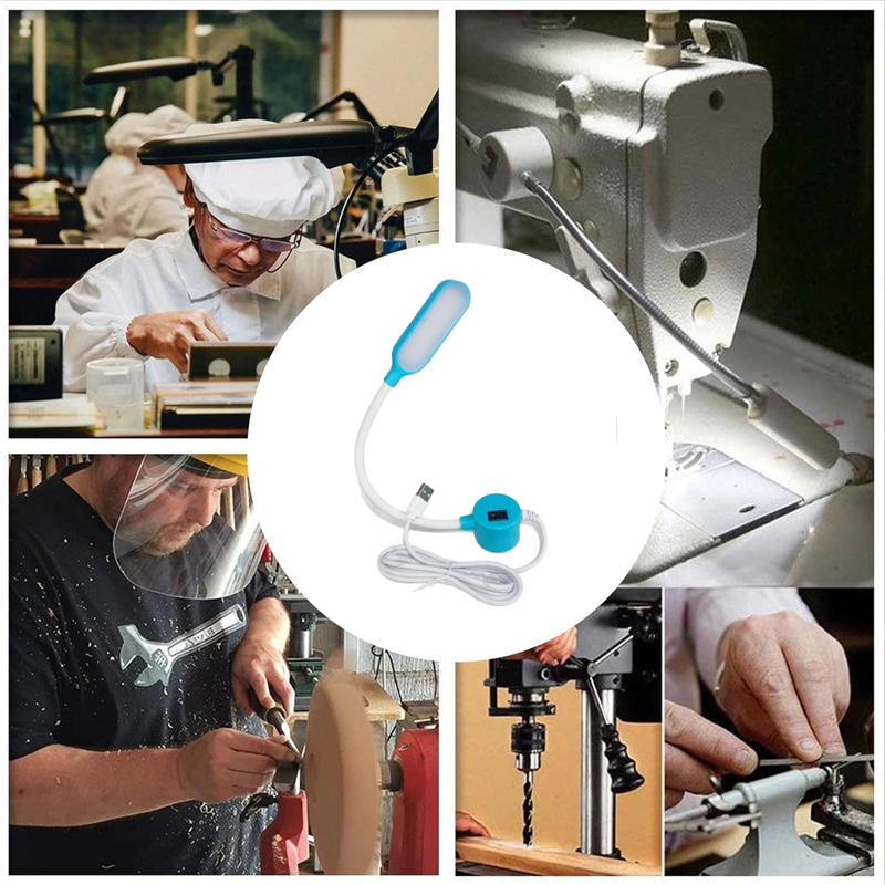 Verstellbare magnetische LED-Nähmaschinenleuchte