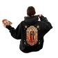 Unisex Oversized Hoodie mit Guadalupe-Grafik