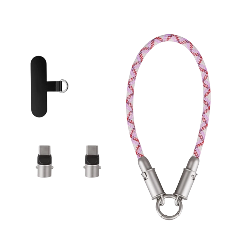2-in-1-Handykette mit integriertem Ladekabel