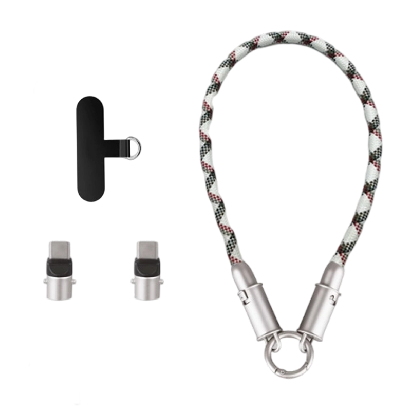 2-in-1-Handykette mit integriertem Ladekabel