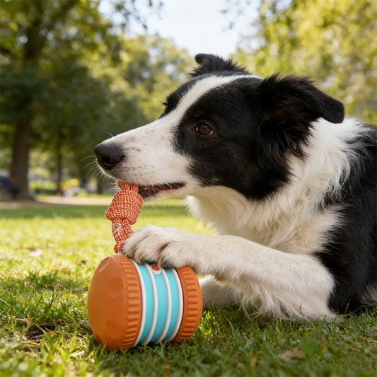 Interaktives Rollballspielzeug für Hunde
