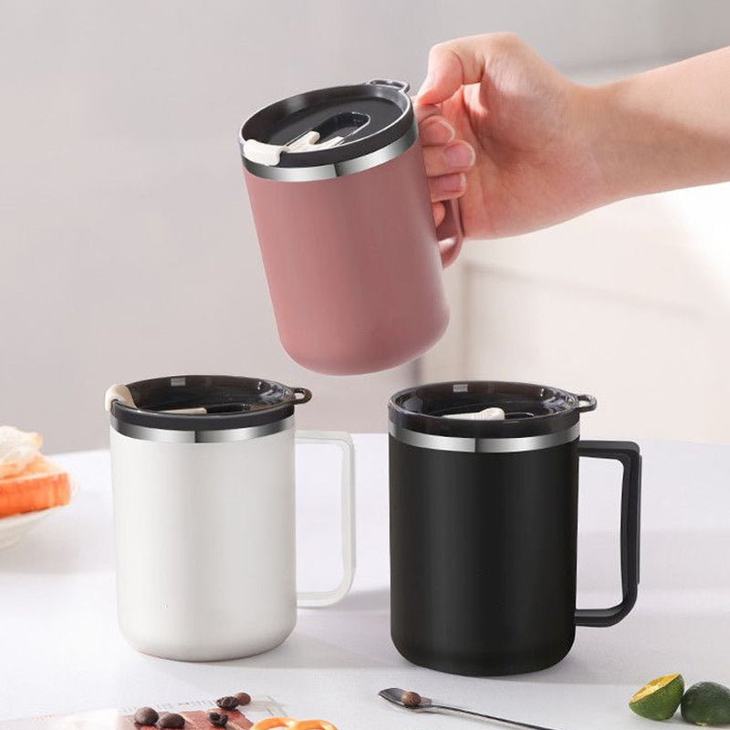 3-in-1 Isolierbecher aus Edelstahl mit Deckel