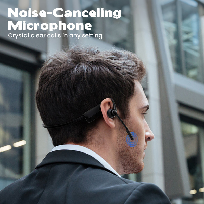 Open Ear Headphones with Mic