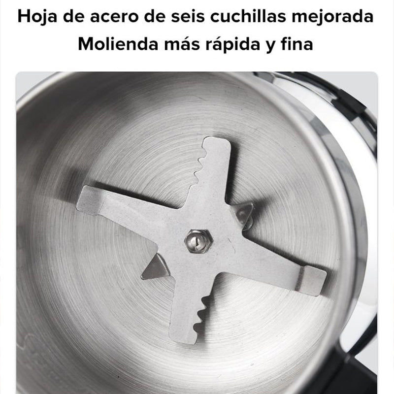 ⚙️50 % RABATT! 🔪 Multifunktionale elektrische Mühle für den Hausgebrauch – schnelles Mahlen, einstellbare Mahlstärke und Edelstahl 🏠