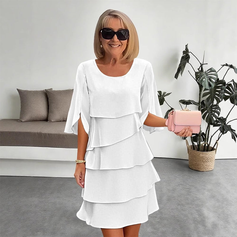 💎 50% RABATT! 💎 Elegantes, mehrlagiges Rüschenkleid für Damen – Pflegeleicht, vielseitig & perfekt für jeden Anlass 💃✨