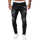 👖50 % RABATT! 🔥 Stylische Skinny Jeans im Used-Look für Herren – Schmale, zulaufende Passform, atmungsaktive Baumwolle & lässige Risse