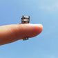 Magnetische Zirkonia-Ohrstecker – kein Piercing nötig